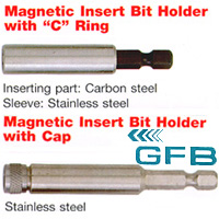 Magnetic Bit Holder; Socket Adaptor; Socket Extension