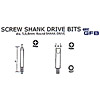 Screw Shank Drive Bits